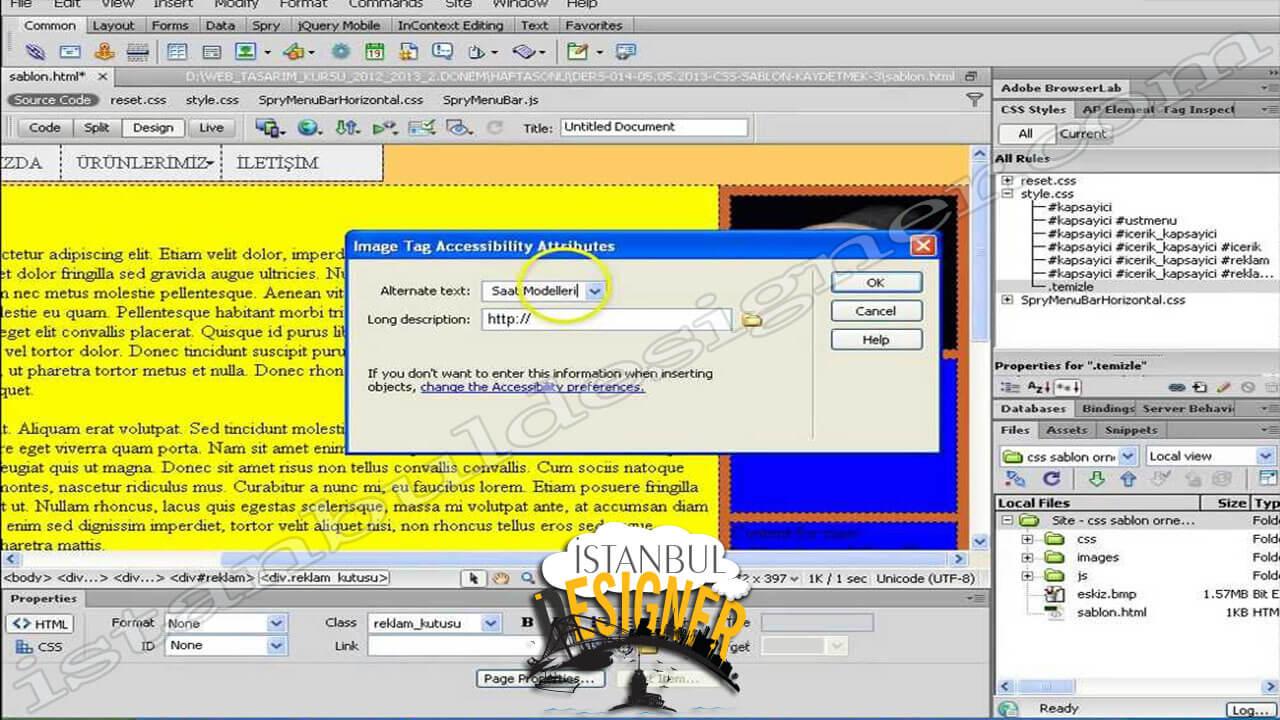 101-adobe-dreamweaver-css-sablon-yapimi-adim-2
