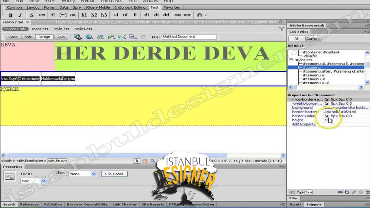 106-adobe-dreamweaver-disaridan-menu-eklemek