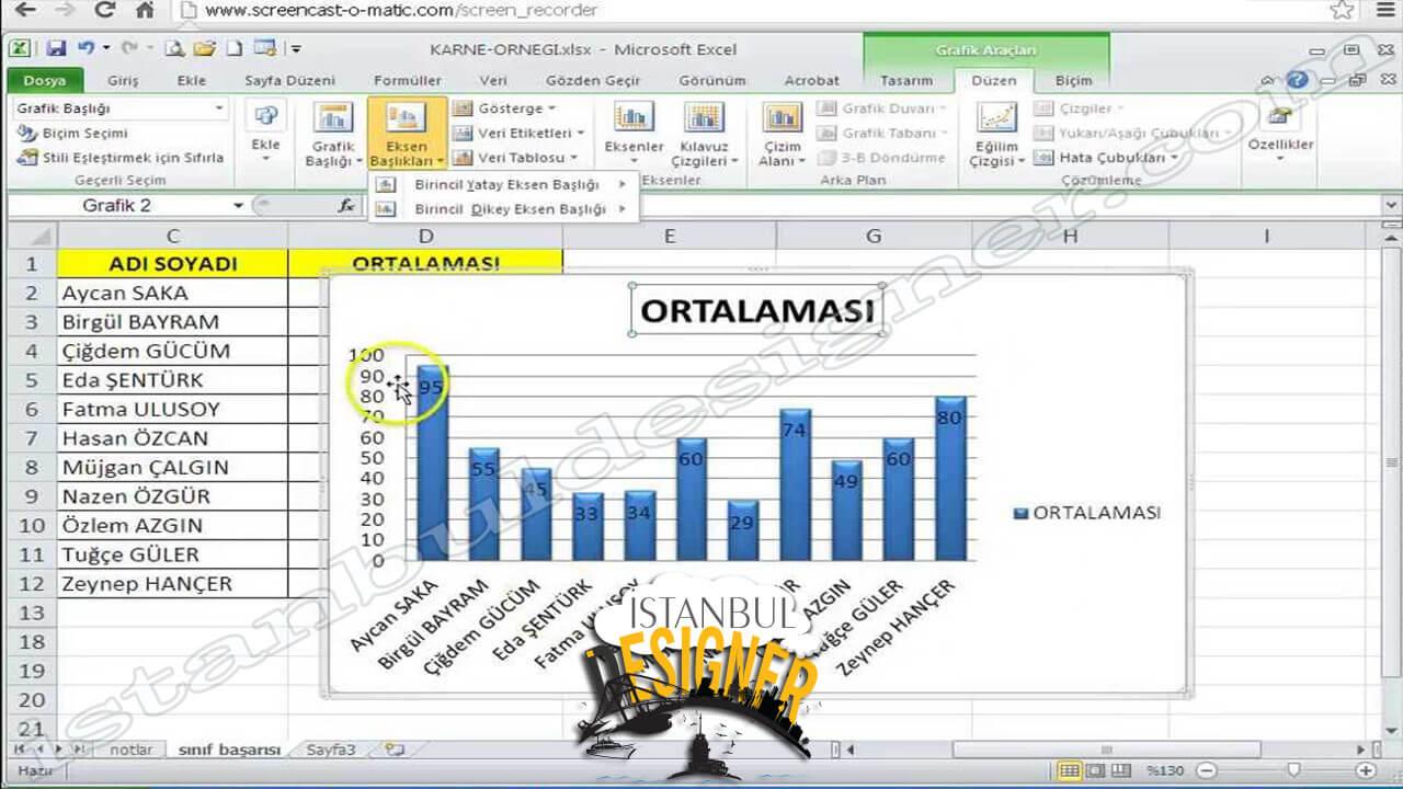 22-microsoft-excel-2010-sinif-basarisi-grafik-olusturma