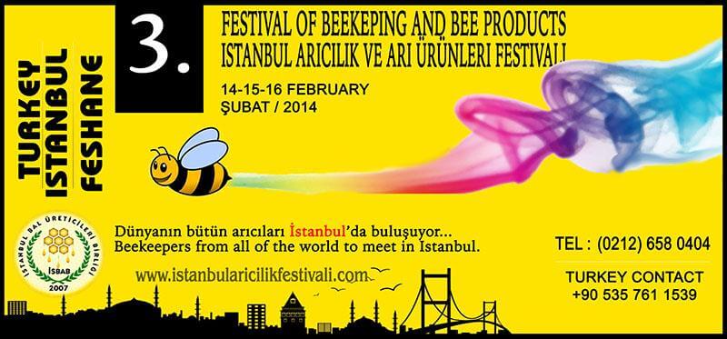 İstanbul Arıcılık ve Arı Ürünleri Festivali 2014 Davetiye Tasarımı