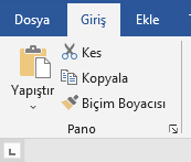 kes kopyala yapıştır pano grubu